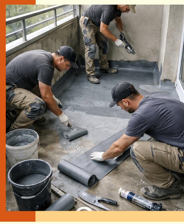 Гидроизоляция балкона в Сегеже: надежная защита от протечек