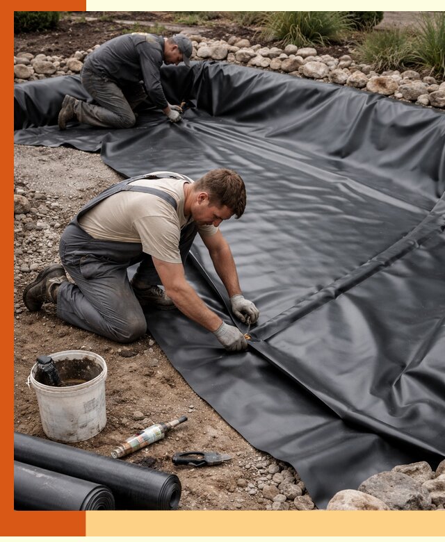 Гидроизоляция пруда в Сегеже: надежная защита и герметизация