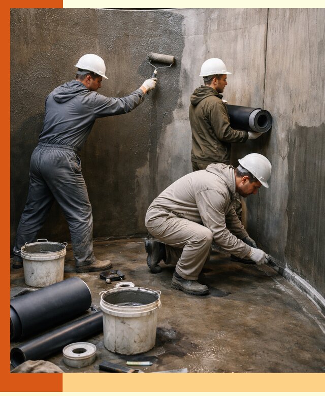 Гидроизоляция резервуара профессионально в Сегеже