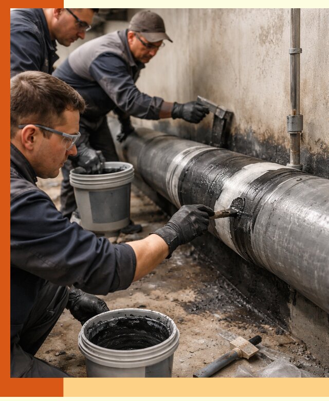 Гидроизоляция труб в Сегеже — защита и герметизация коммуникаций