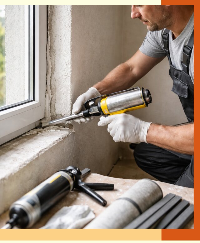 Герметизация стыков и примыканий в Сегеже от 1249 руб. под ключ | ТепломастерСгж