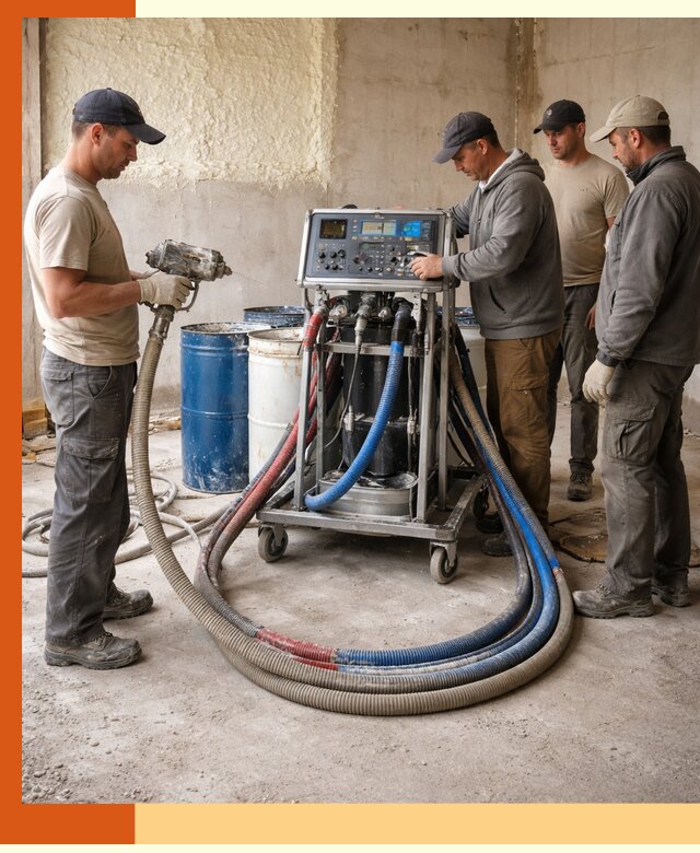 Аренда установки для напыления ППУ в Сегеже на выгодных условиях